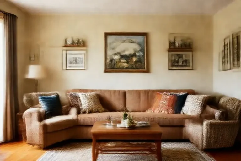 Interior de casa bem decorado e acolhedor.