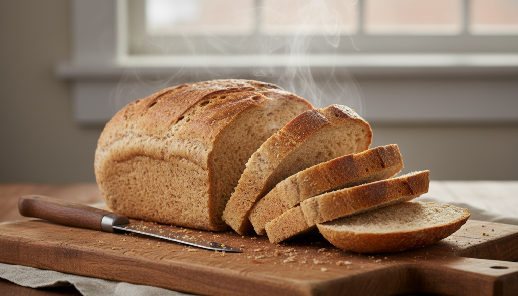 Receita de Pão Integral Sem Segredos: O Guia Definitivo para um Pão Perfeito 1 Receita de Pão Integral — análise visual detalhada do pão caseiro fresco